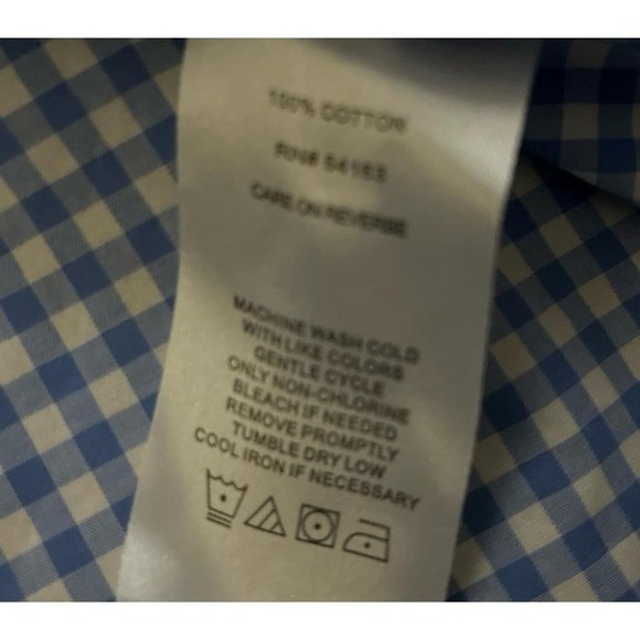 Womens Tommy Hilfiger Gingham Ruffled‎ Cottagecore Button Down Shirt - Picture 6 of 6